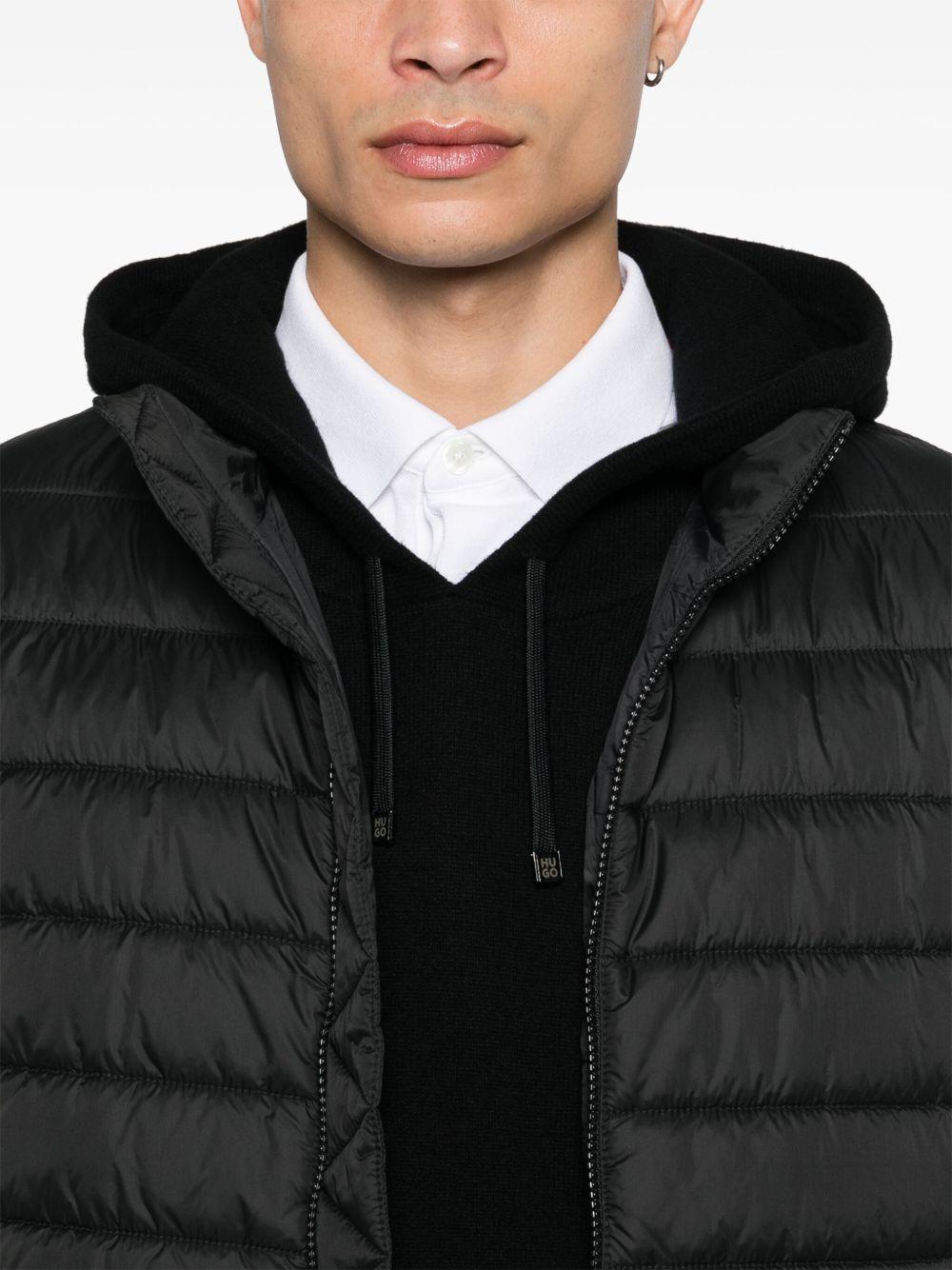 logo-print padded jacket Product Image