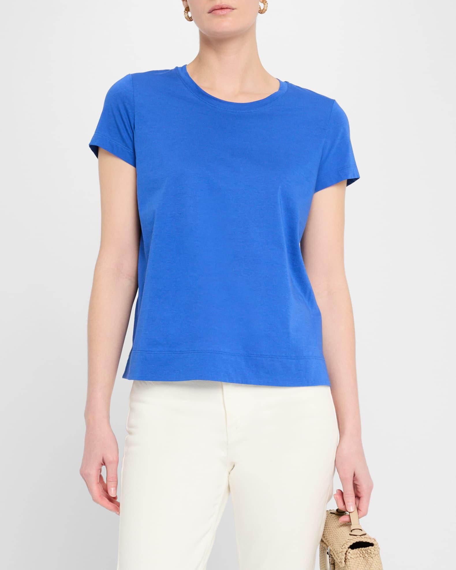 Modern Short-Sleeve Cotton Jersey Tee Product Image