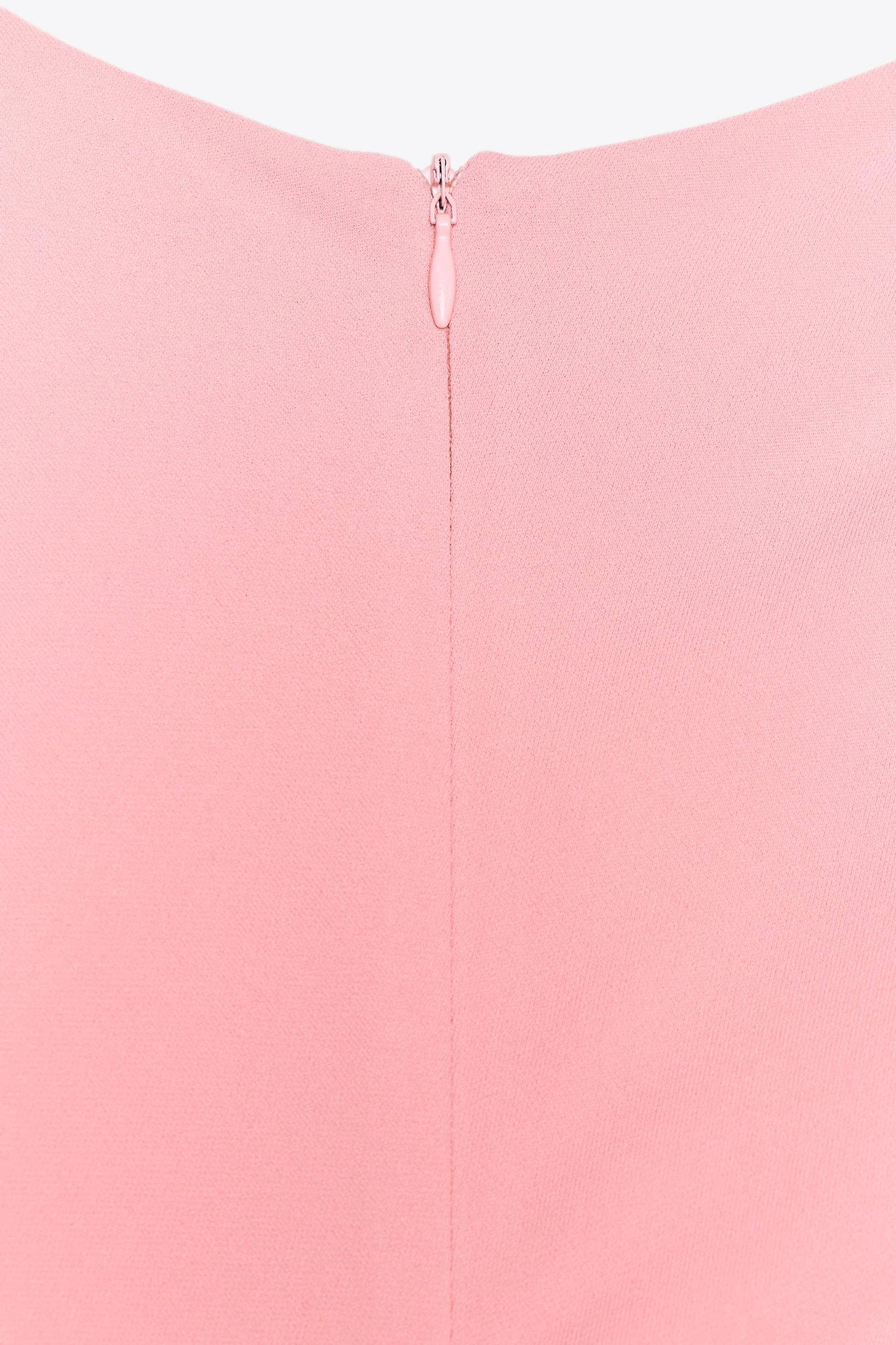 SHORT DRESS WITH RUCHING Product Image