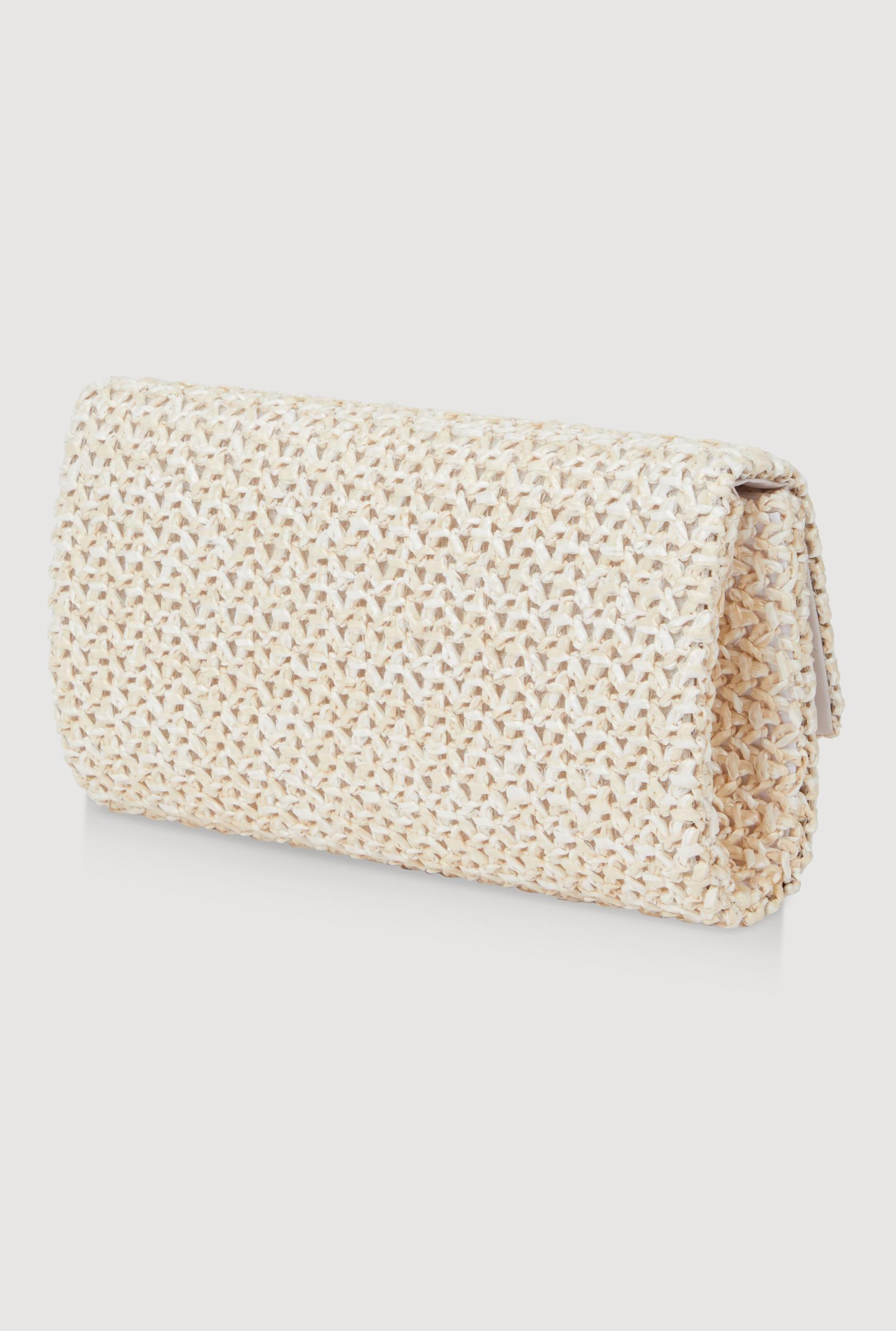 Straw Envelope Clutch Bag Female Product Image