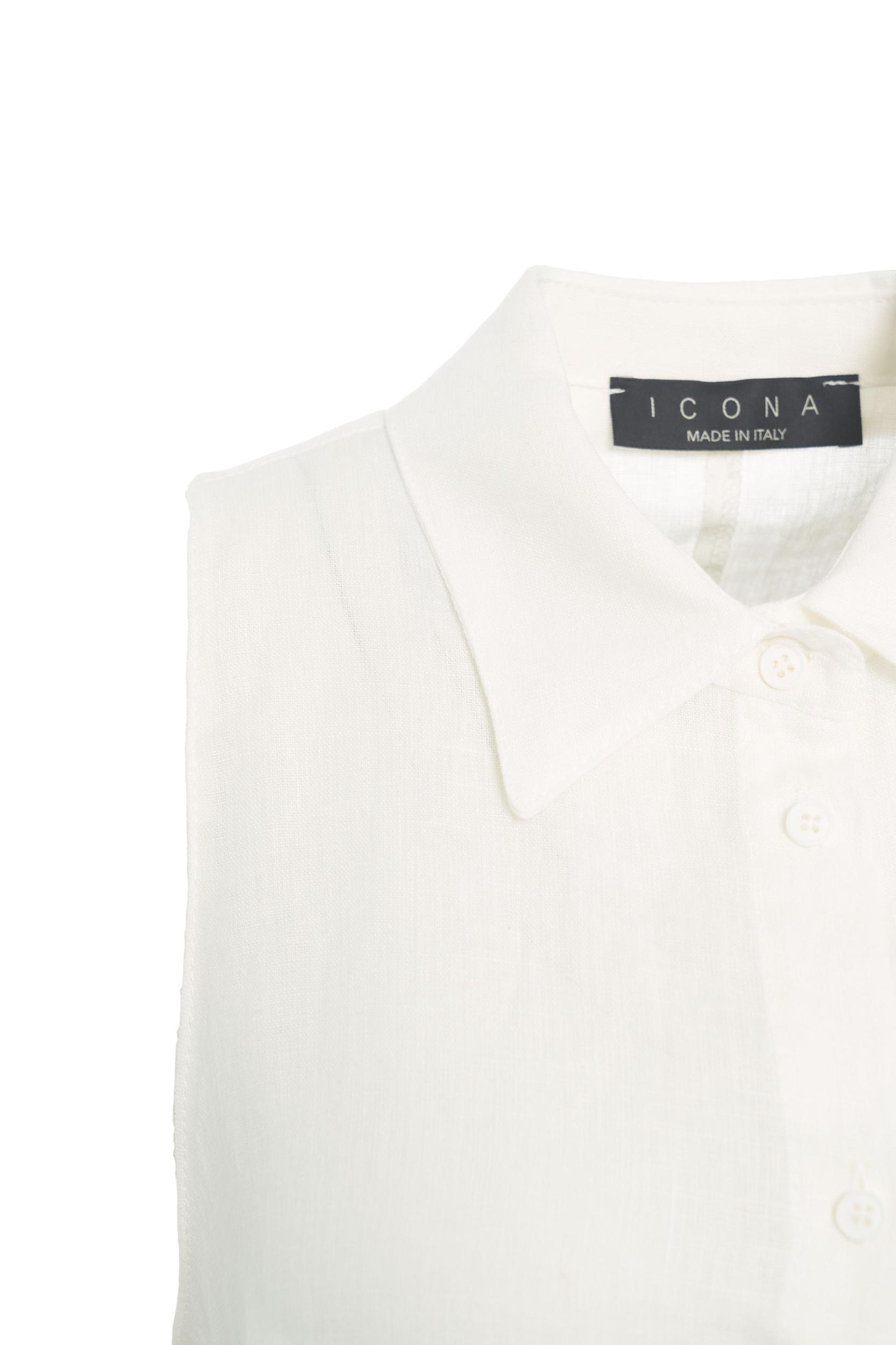 Linen sleeveless blouse Product Image