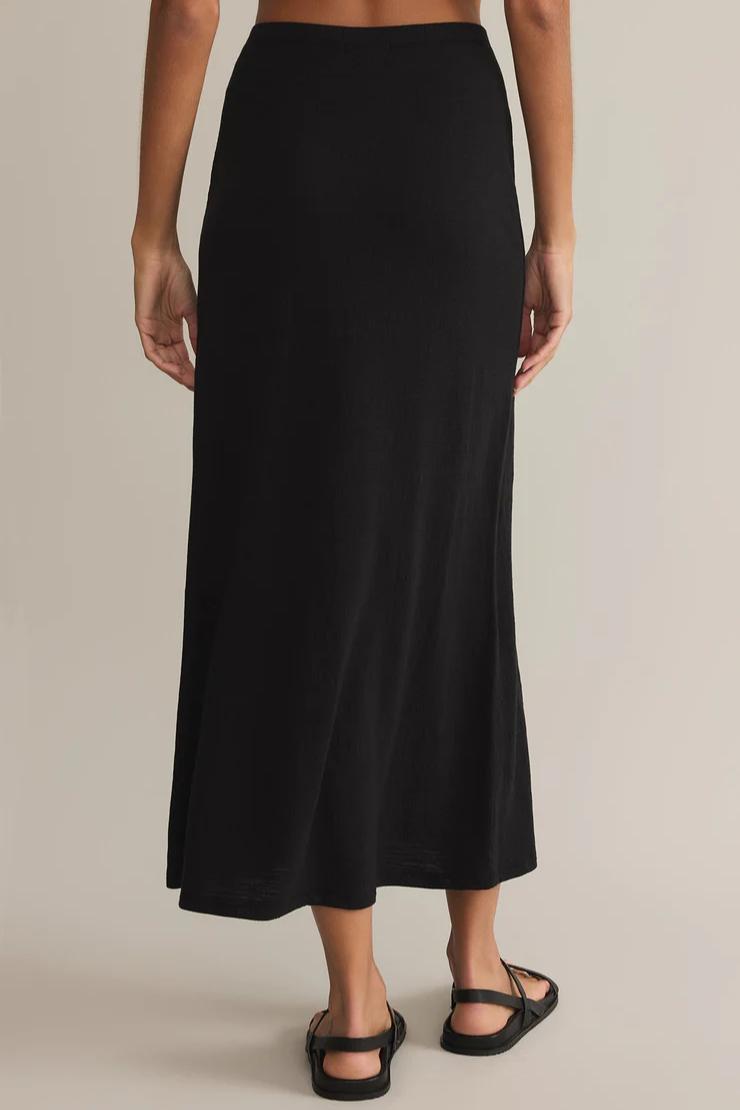 Delavine Textured Midi Skirt Product Image