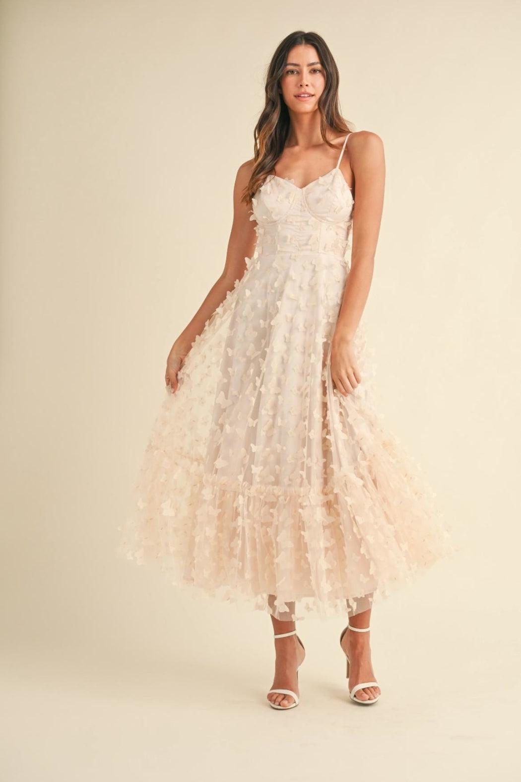 Butterfly Mesh Dress Product Image