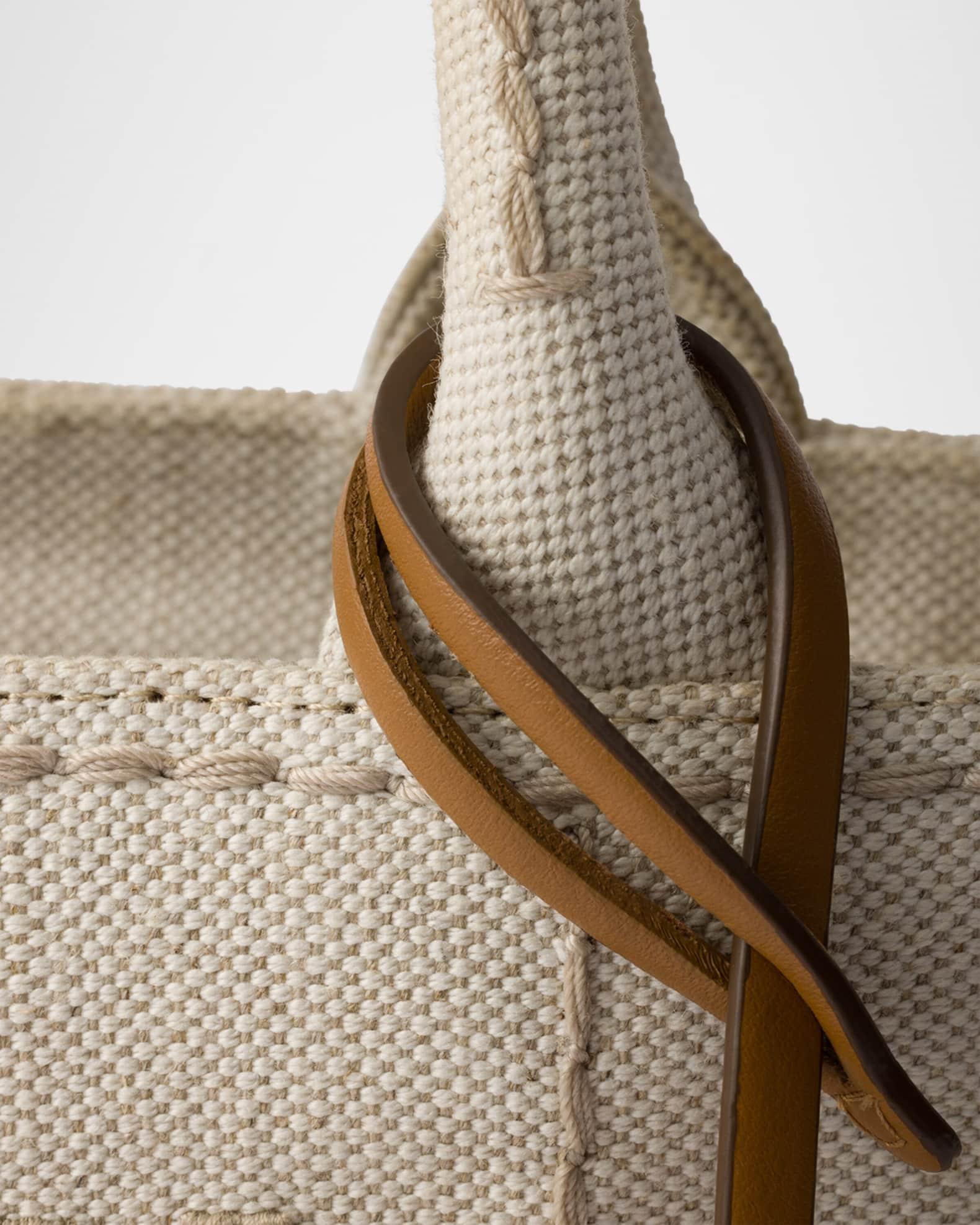 Linen-Blend Mini Crossbody Bag Product Image