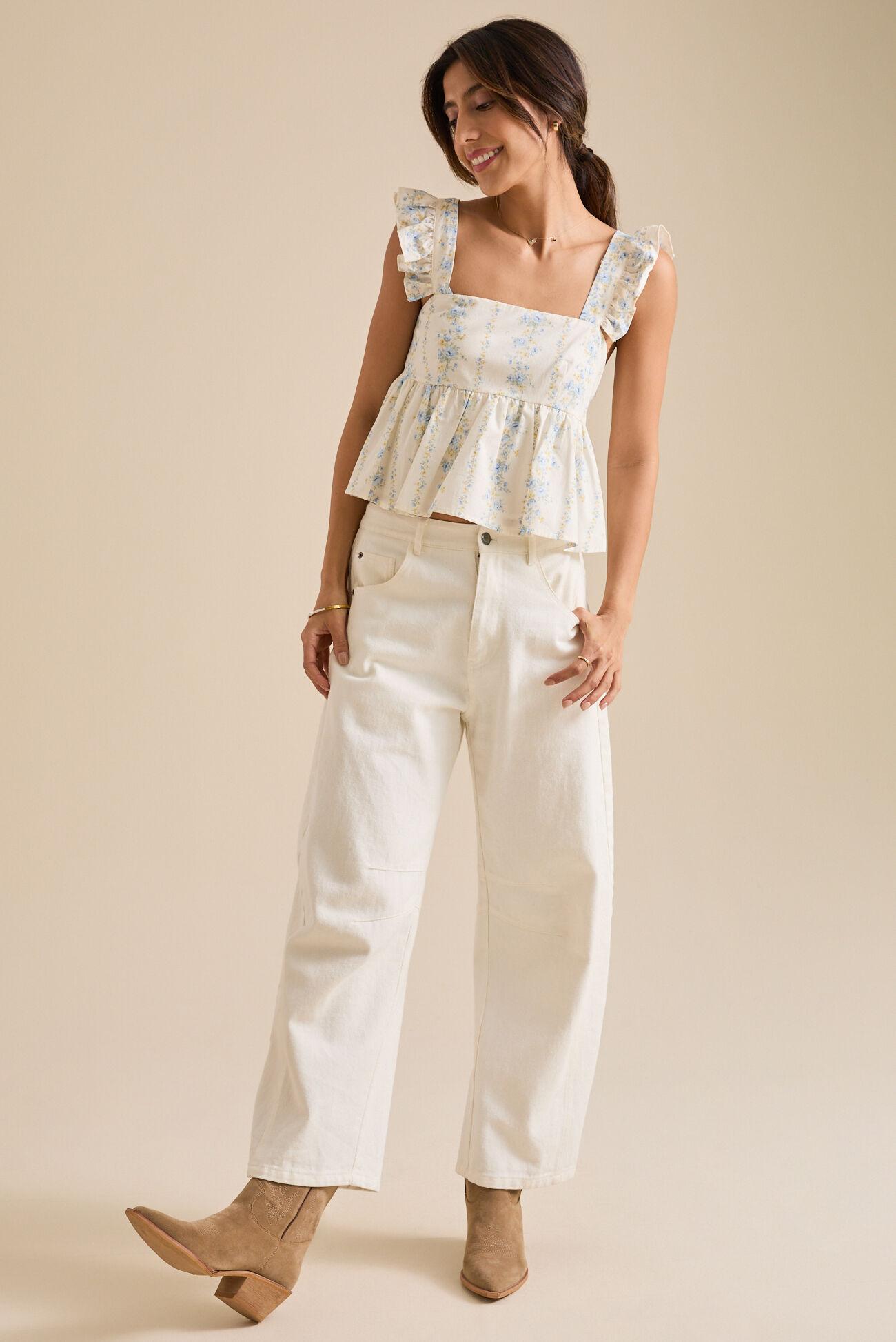 Betsy Bow Back Babydoll Tank Product Image