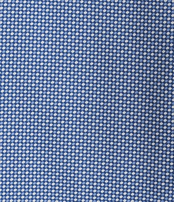 Hart Schaffner Marx State Street Essentials Albini 4FLEX Long Sleeves Mini Tile Spread Collar Coat Front Shirt Product Image