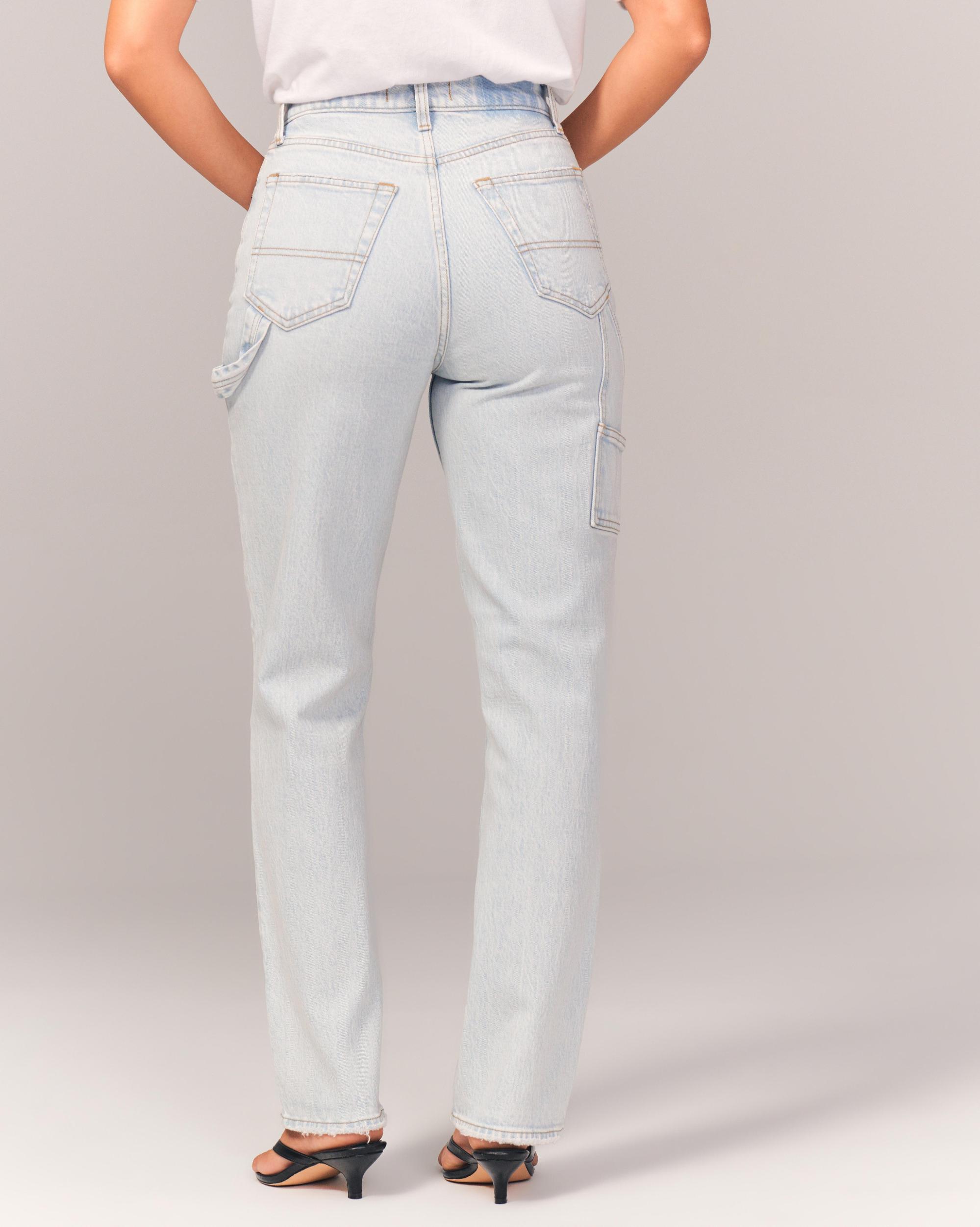 Curve Love Ultra High Rise 90s Straight Carpenter Jean Product Image