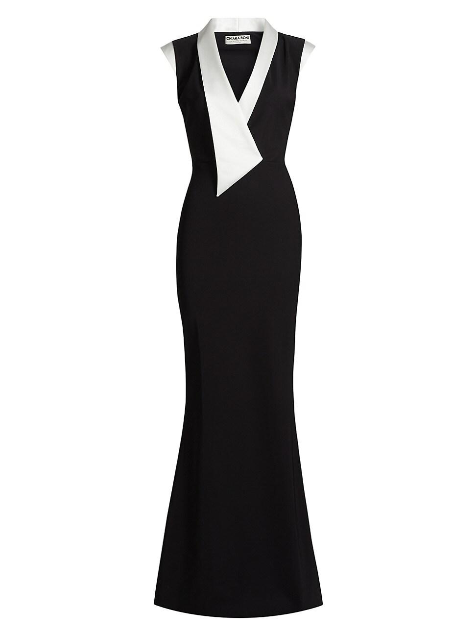 Womens Sorai Two-Tone Sheath Gown Product Image