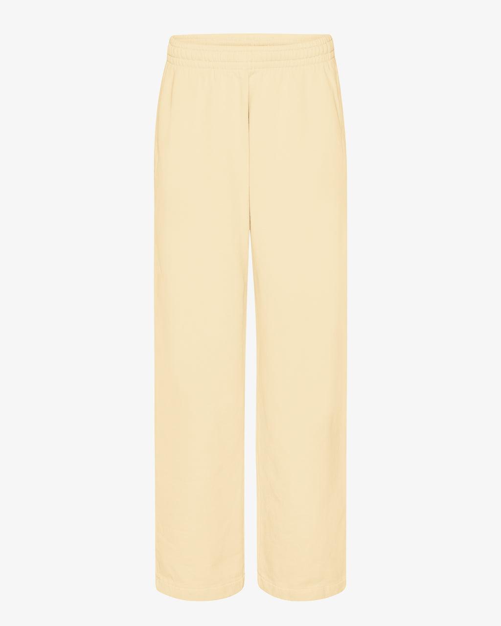 Organic Straight Leg Sweatpants - Soft Yellow Product Image
