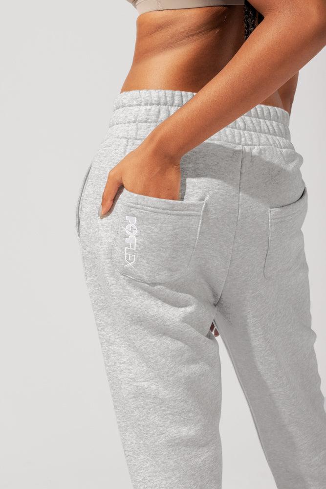 Cloud Rollover Sweatpant - Heather Grey Product Image