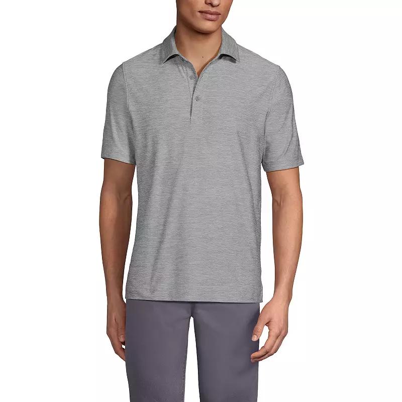 Men's Lands' End Short Sleeve Soft Performance Hybrid Polo Shirt,  Product Image