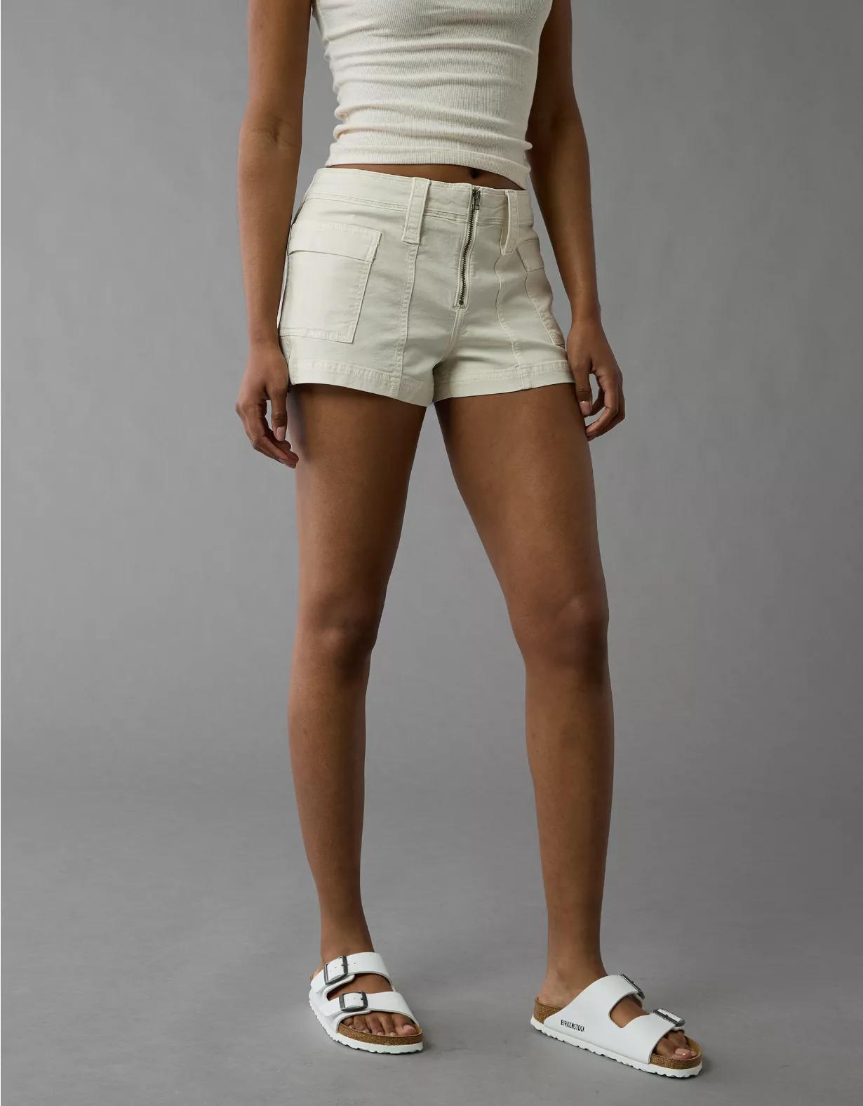 AE Stretch Low-Rise Cargo Short Short Product Image