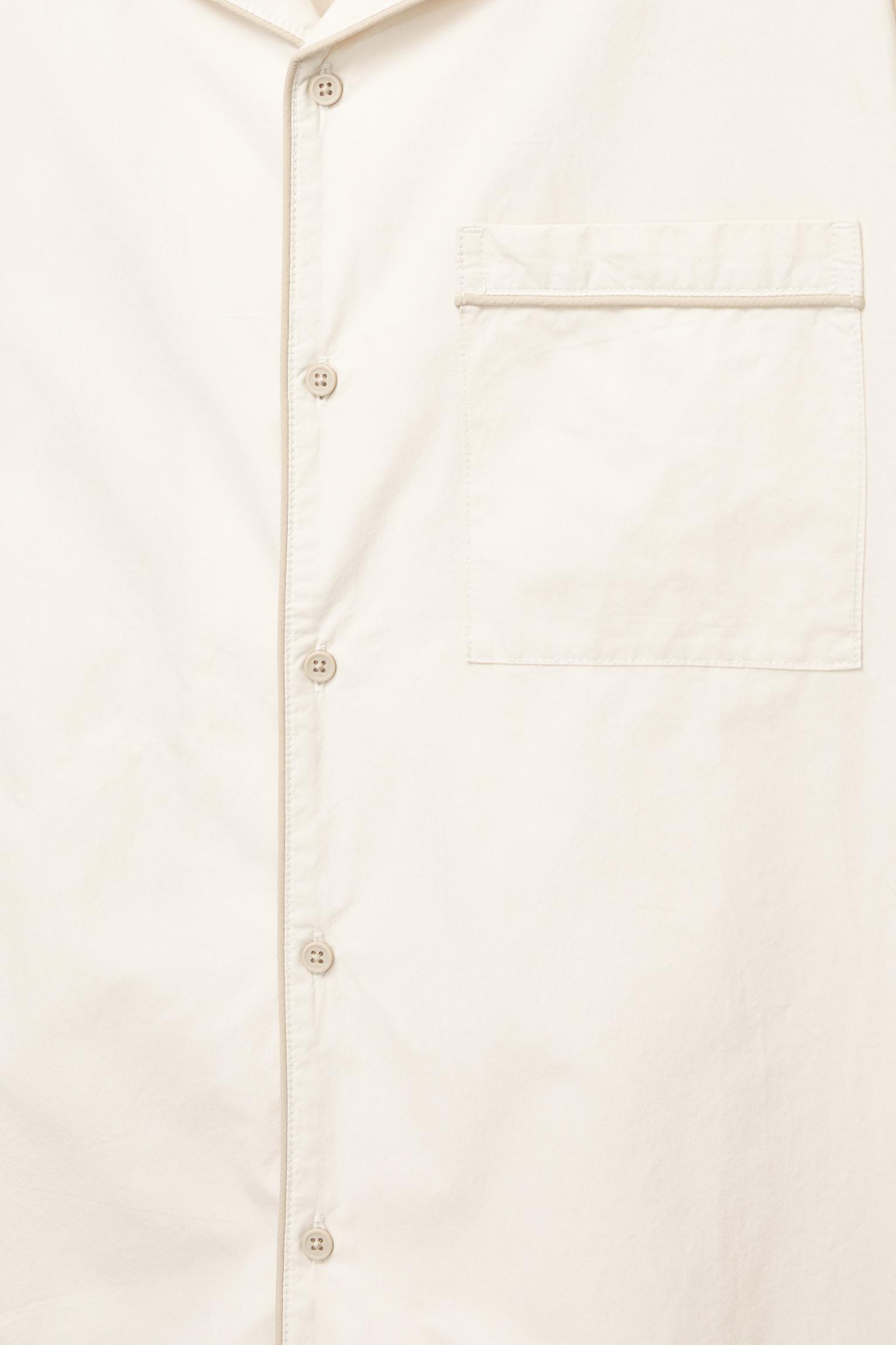 Short sleeve poplin shirt Product Image