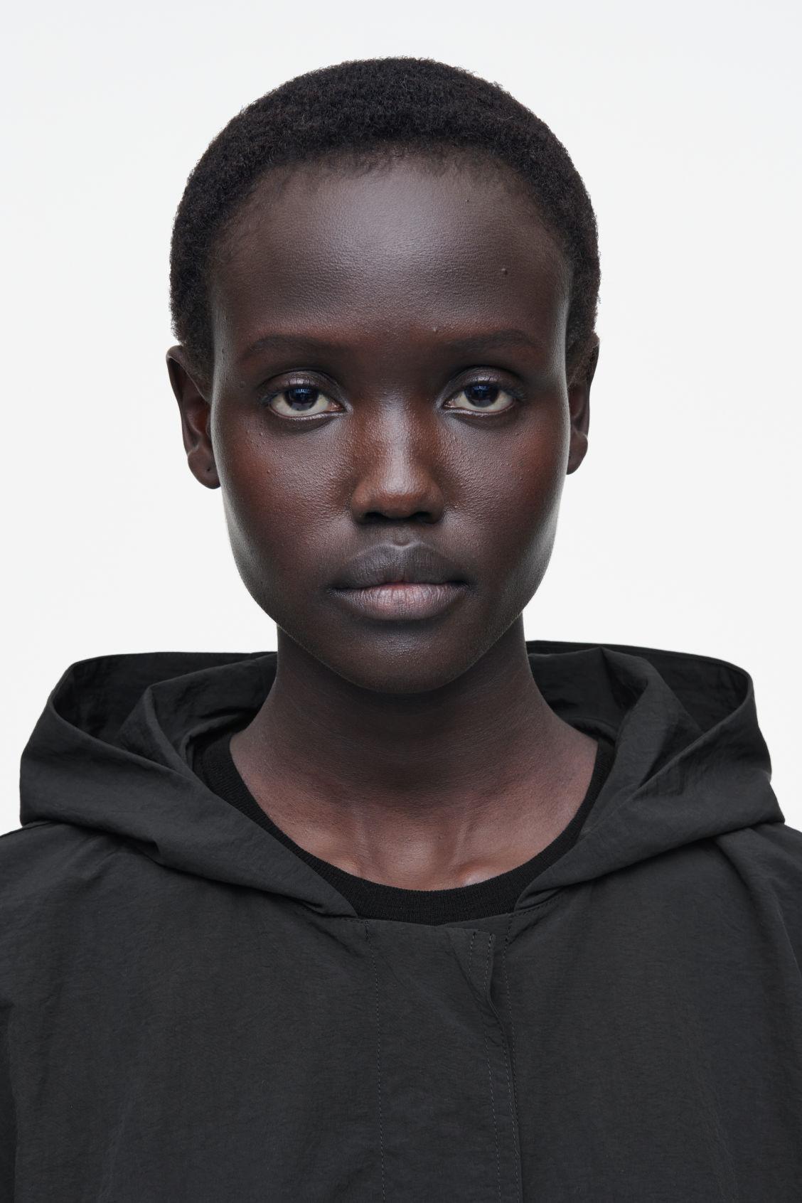 HOODED TRENCH COAT CAPE Product Image