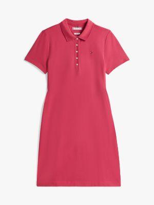 Classic Fit Stretch Cotton Polo Dress Product Image