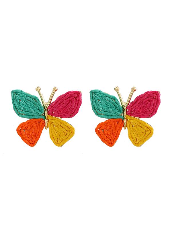 Butterfly Shape Drop Earrings Product Image