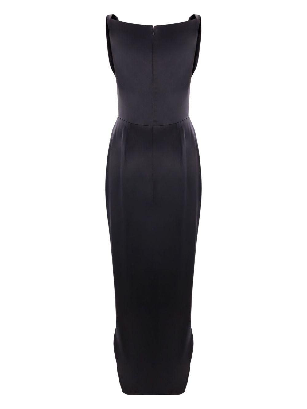 Long Panther sleeveless dress Product Image