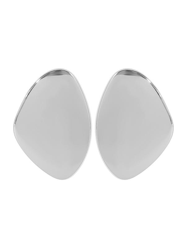 Normcore Geometric Solid Color Drop Earrings Product Image