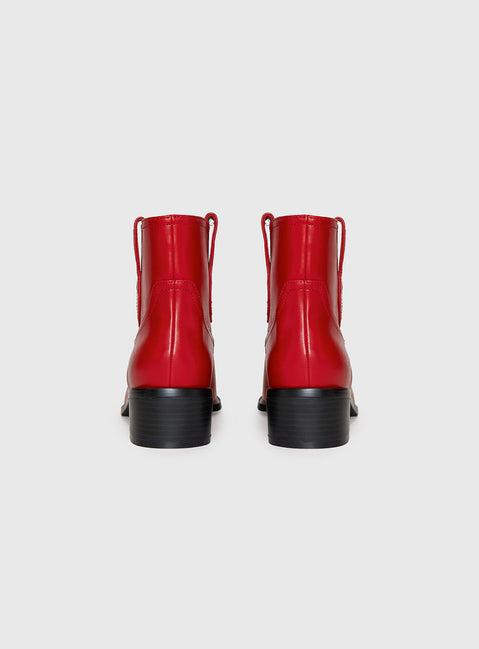 Lunas Boots Red Product Image
