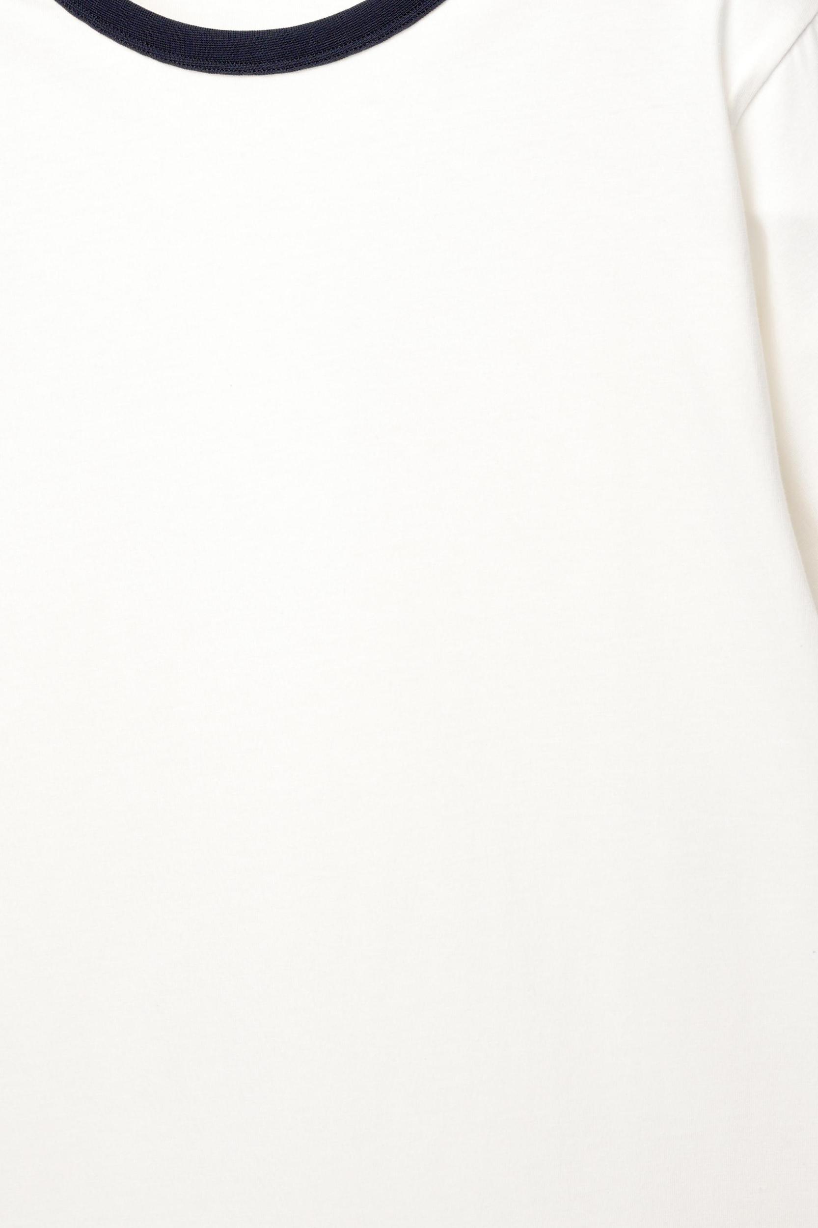 T-shirt with contrast ribbed trims Product Image