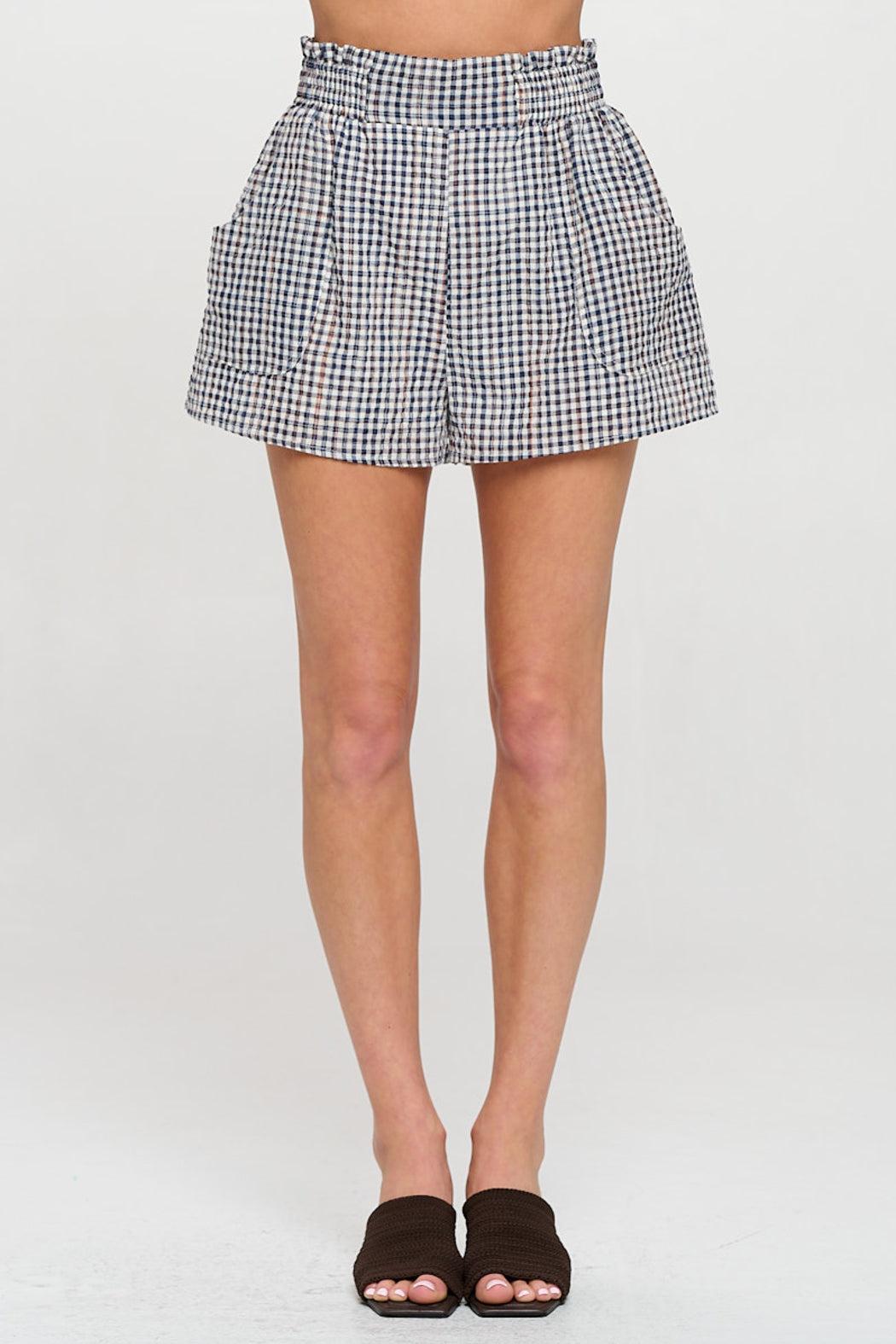 Sienna Plaid Shorts Product Image