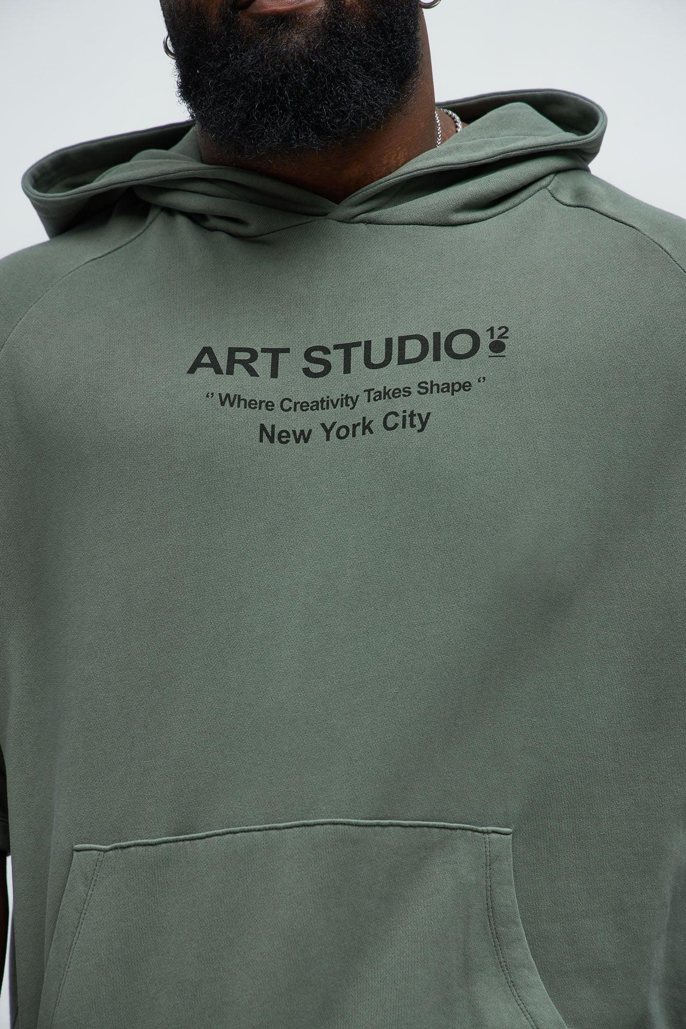 Art Studio NYC Hoodie - Charcoal Product Image
