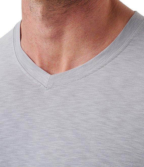 TravisMathew Cloud Stretch Short Sleeve V-Neck T-Shirt Product Image
