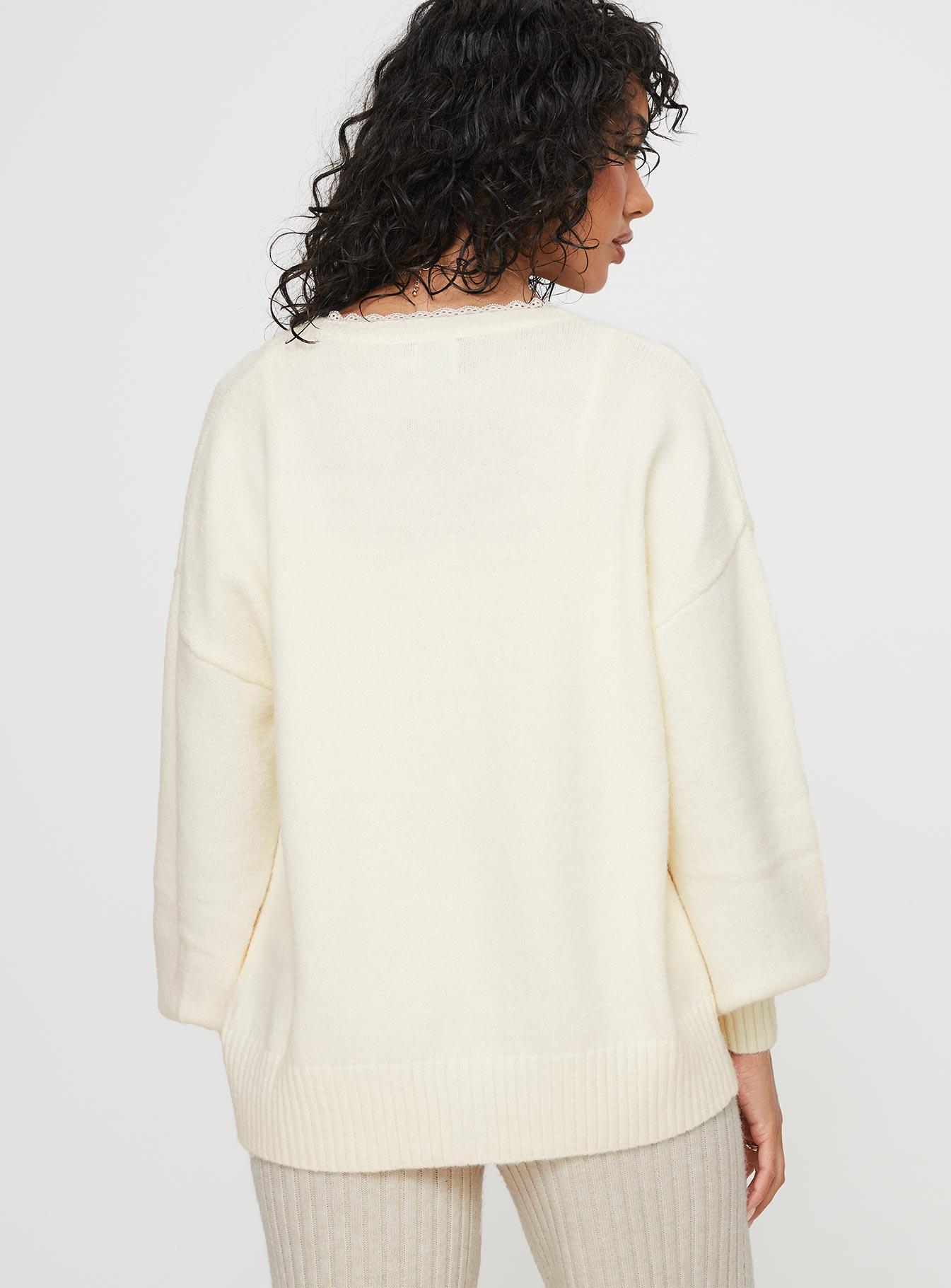 Oakleigh Cardigan Cream Product Image