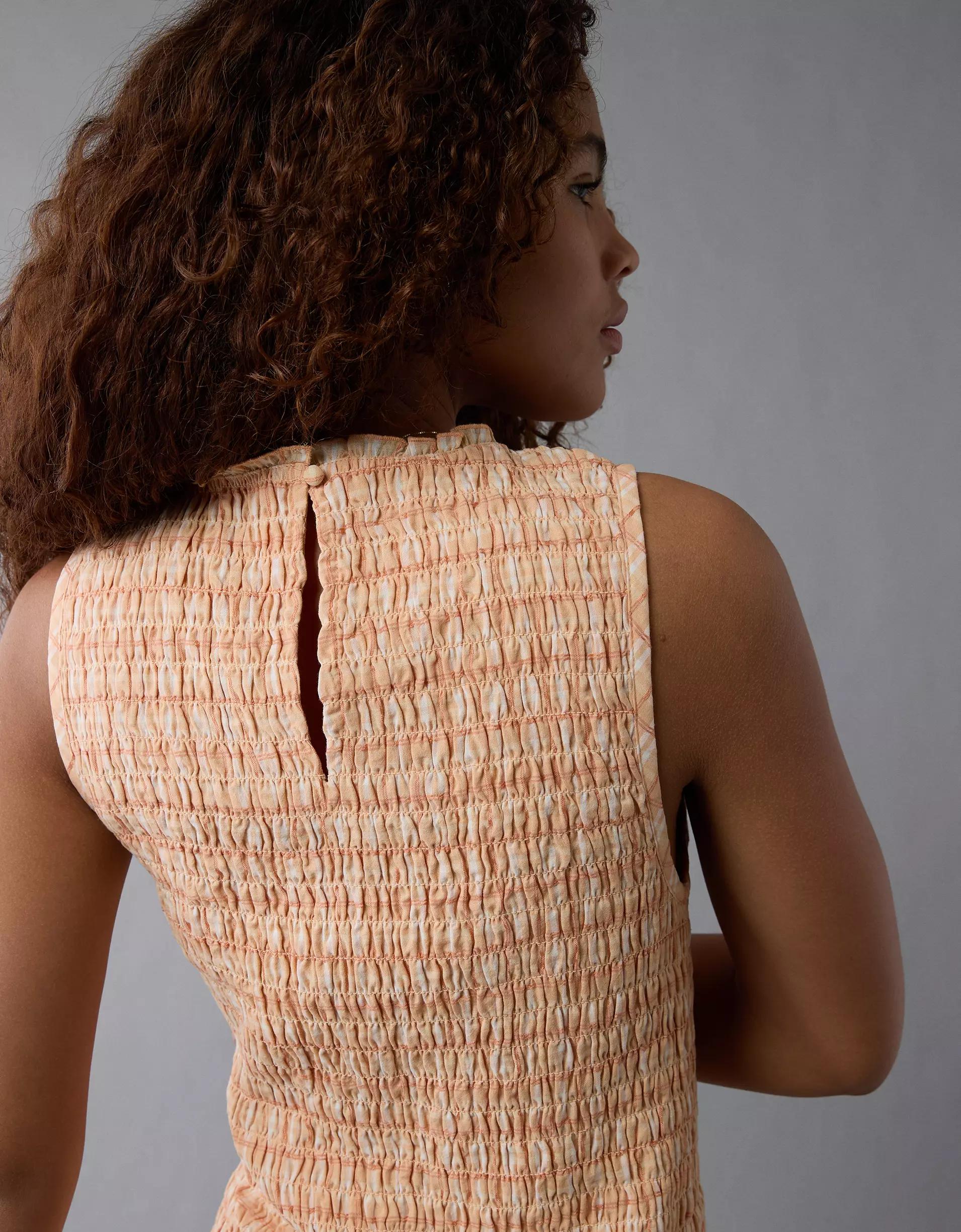 AE Smocked Bodycon Mini Dress Product Image