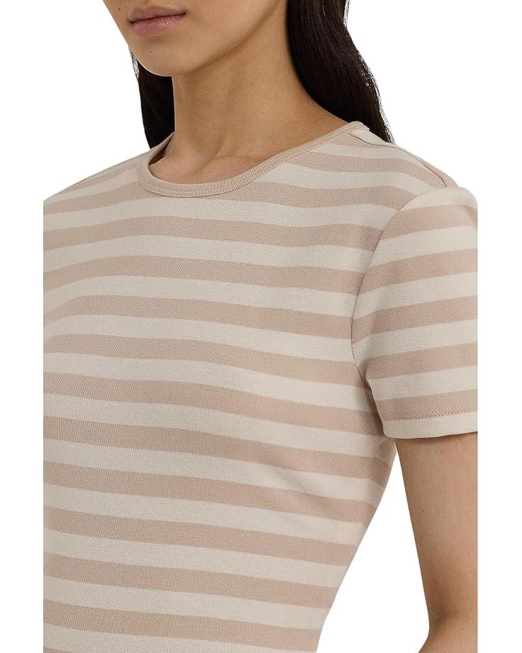 Petite Stretch Cotton Boatneck Tee Product Image