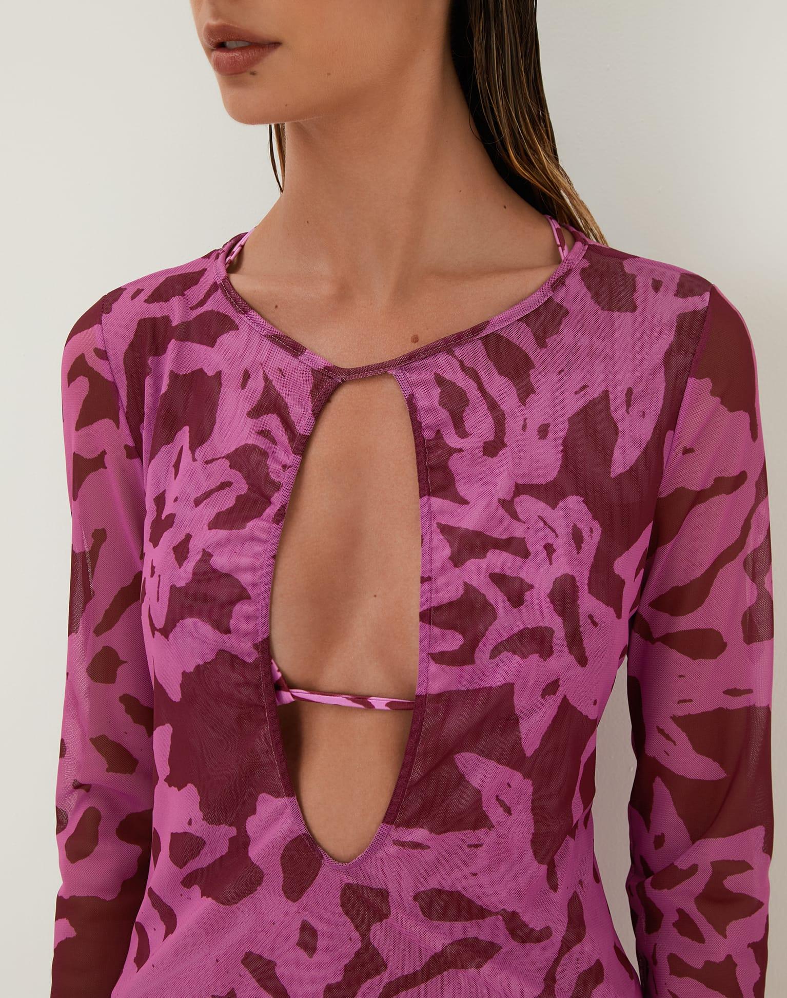 Cleo Short Cover Up - Oceana Ponche Product Image