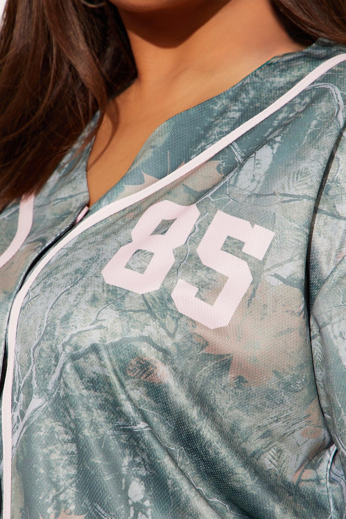 Andie Camo Jersey Tee - Camouflage Product Image