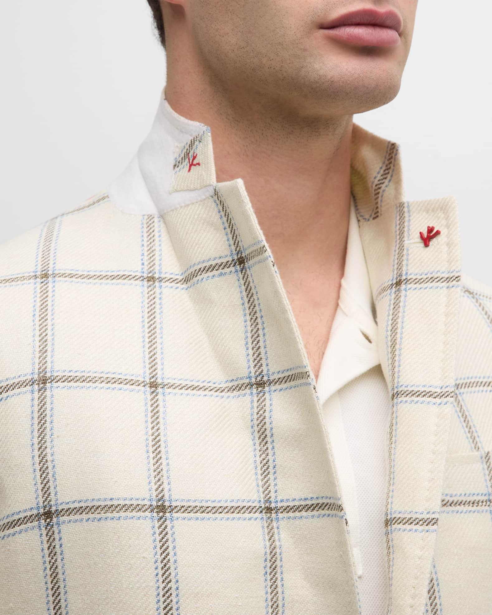 Men's Windowpane Sport Coat Product Image