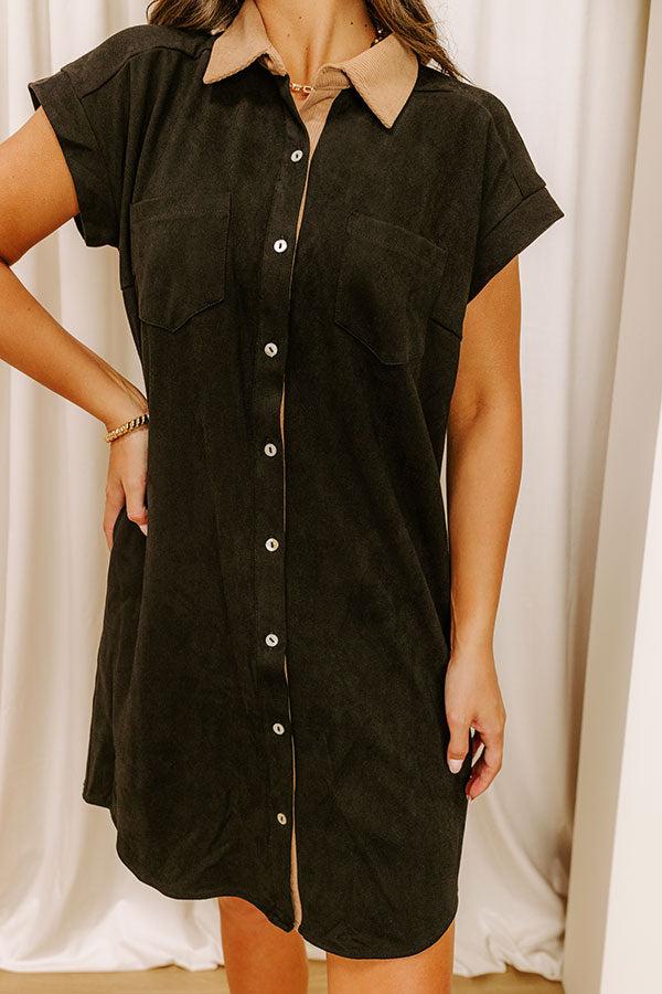 Tribeca Twilight Button Down Mini Dress Product Image