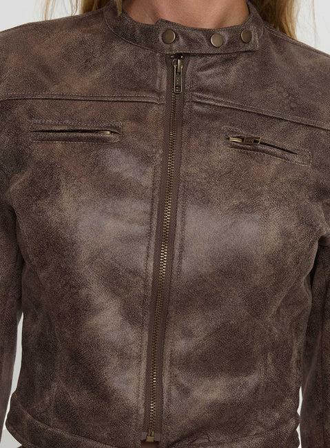 Anfield Jacket Brown Product Image