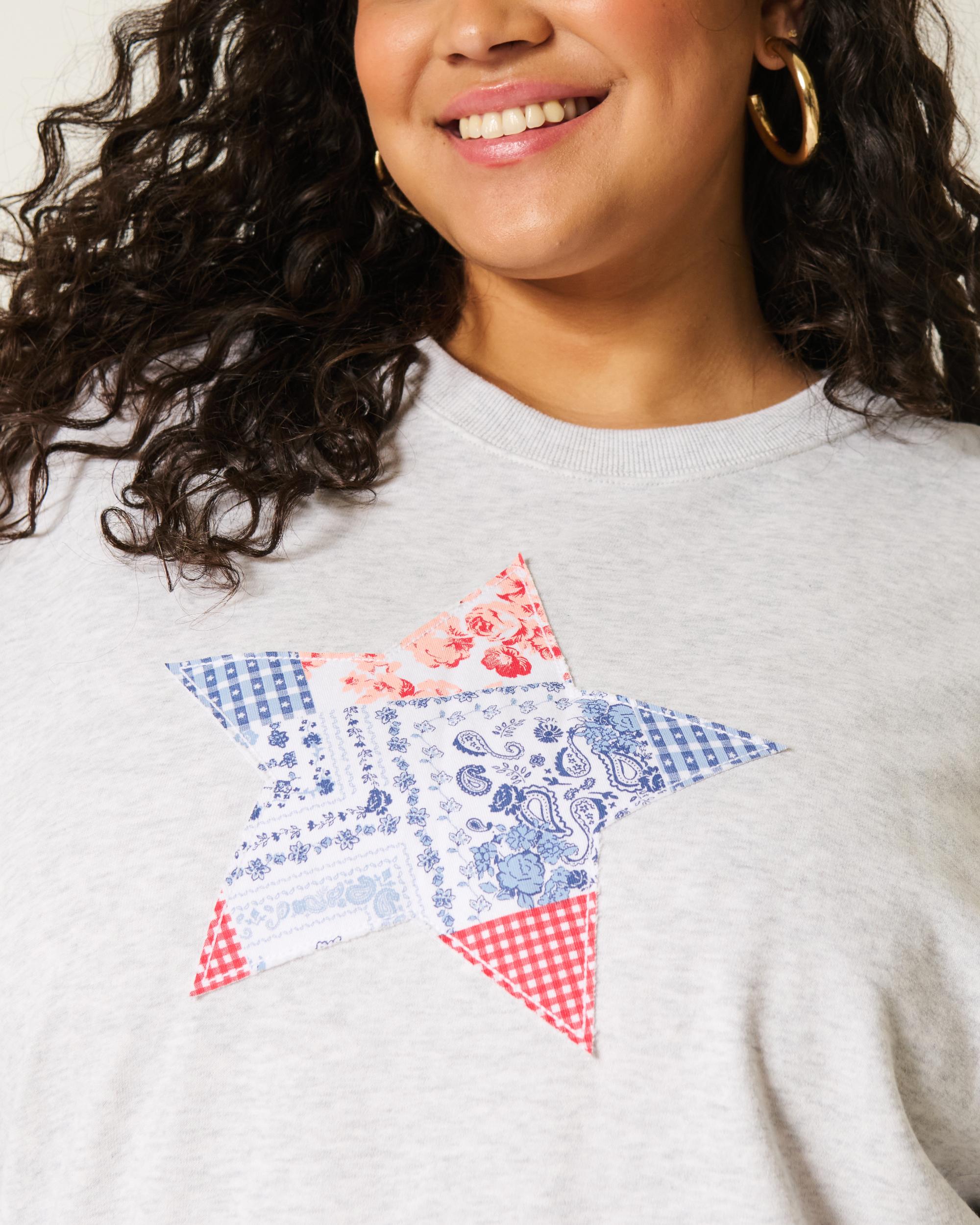 Easy American Honey Graphic Crew Sweatshirt Product Image