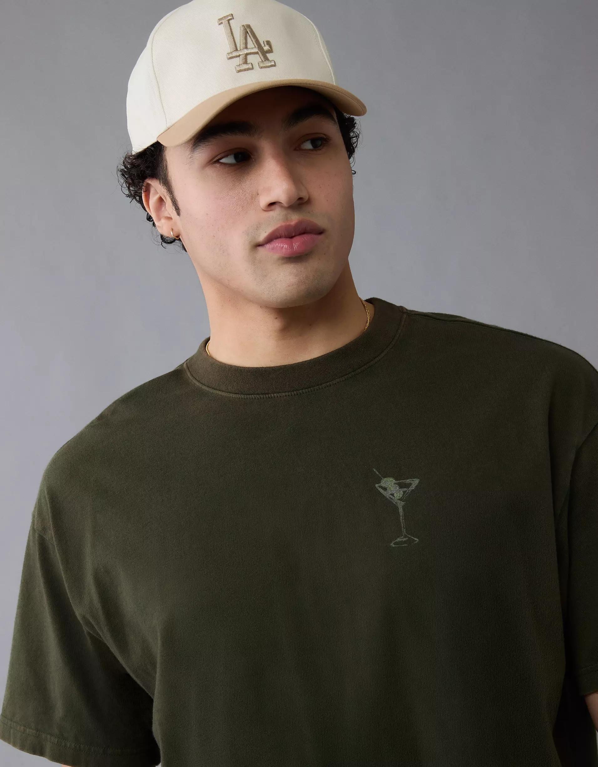 AE Boxy Happy Hour Graphic T-Shirt Product Image