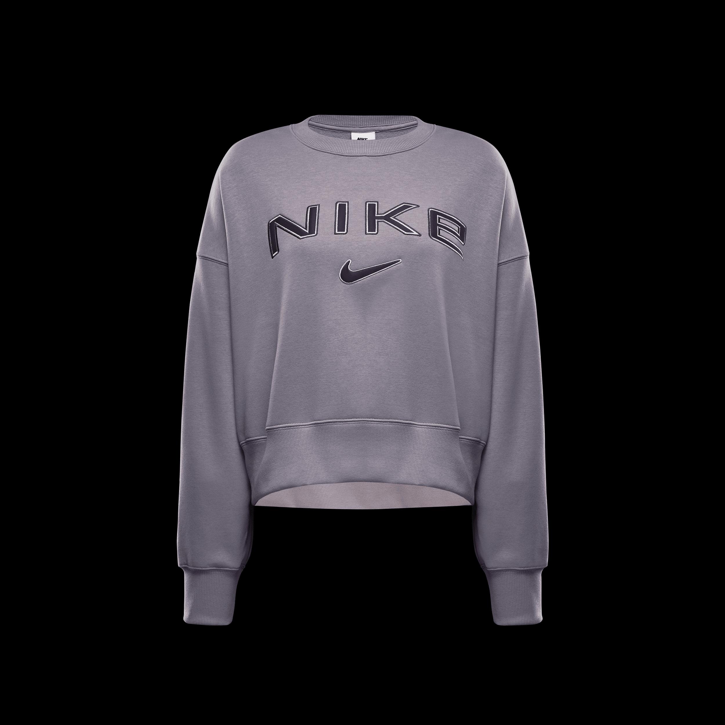 Women's Nike Sportswear Phoenix Fleece Over-Oversized Crew-Neck Logo Sweatshirt Product Image