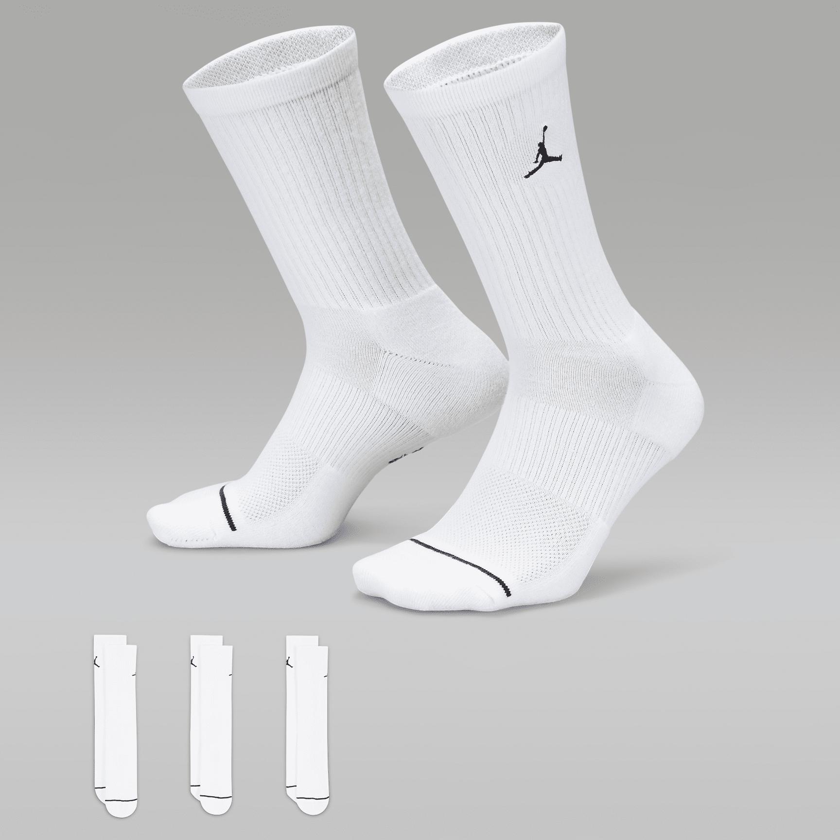 Jordan Mens Jordan Every Day Cushioned Crew 3 Pack Socks - Mens Product Image
