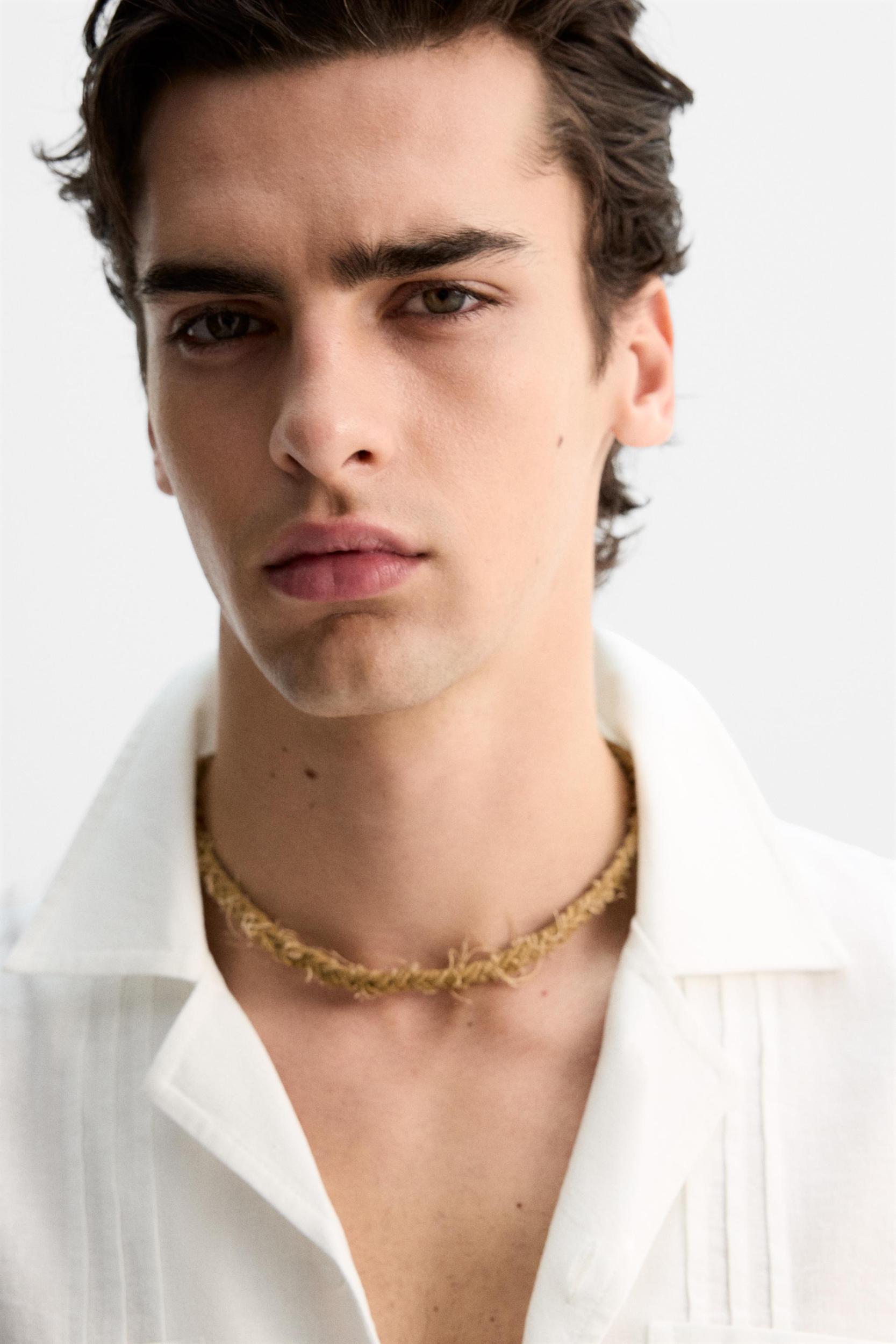 COTTON - LINEN TUCKED SHIRT Product Image