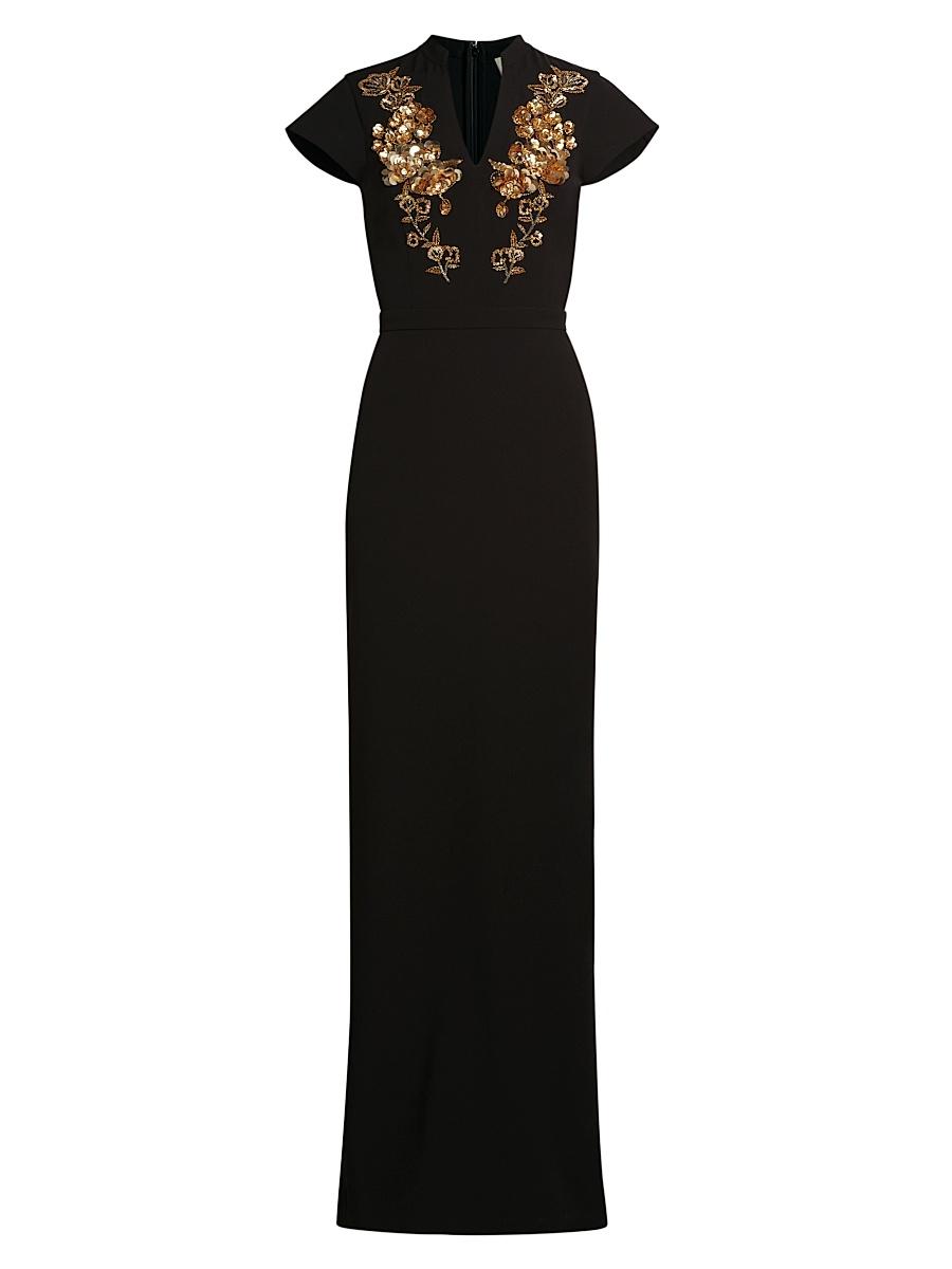 Womens Hudson Embellished Column Gown Product Image