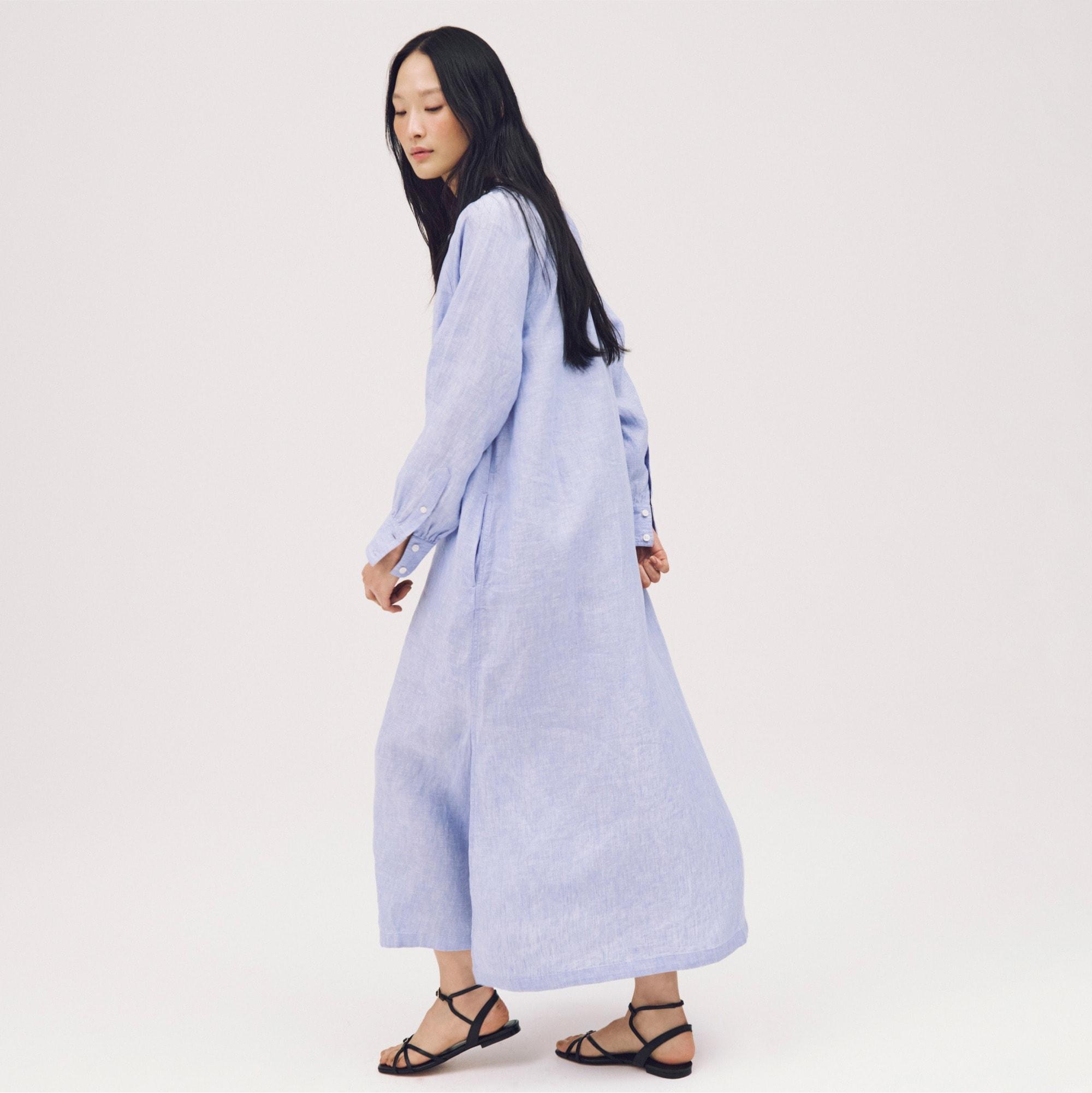 Cabana dress in linen Product Image