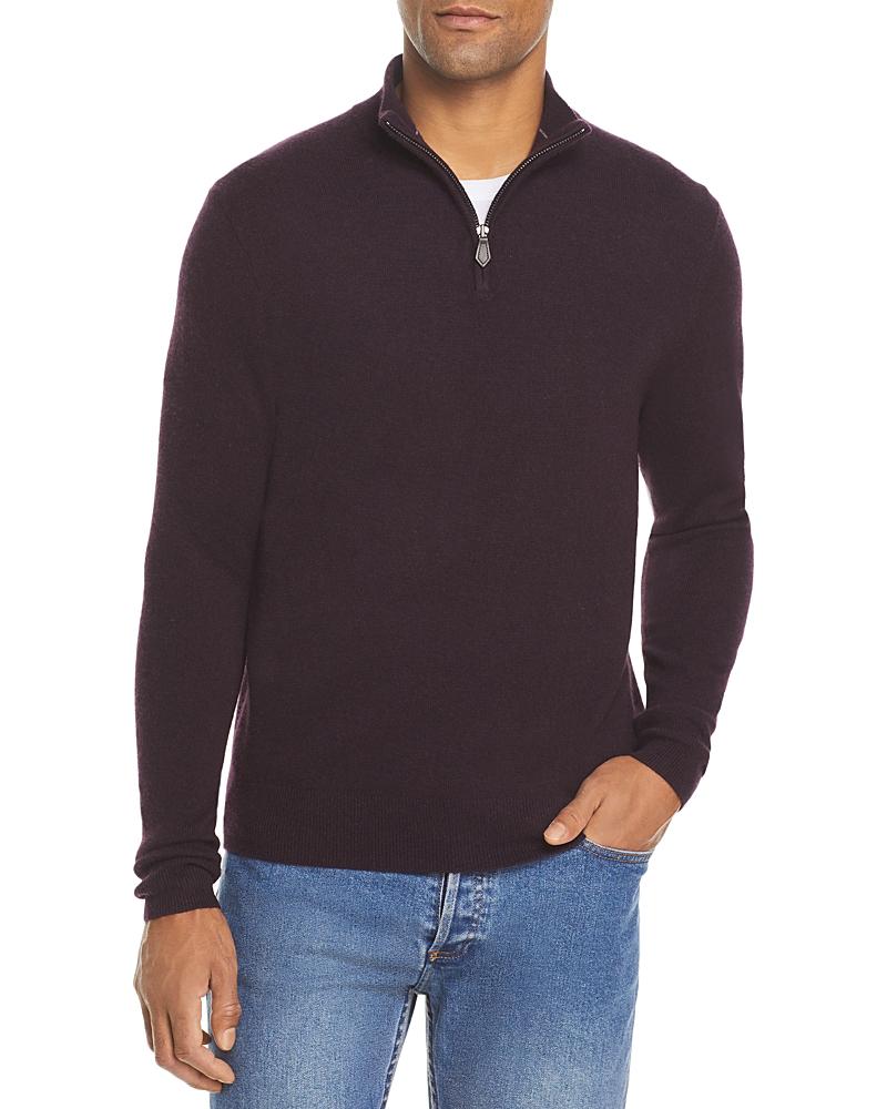The Mens Store at Bloomingdales Cashmere Half-Zip Sweater - Exclusive Product Image