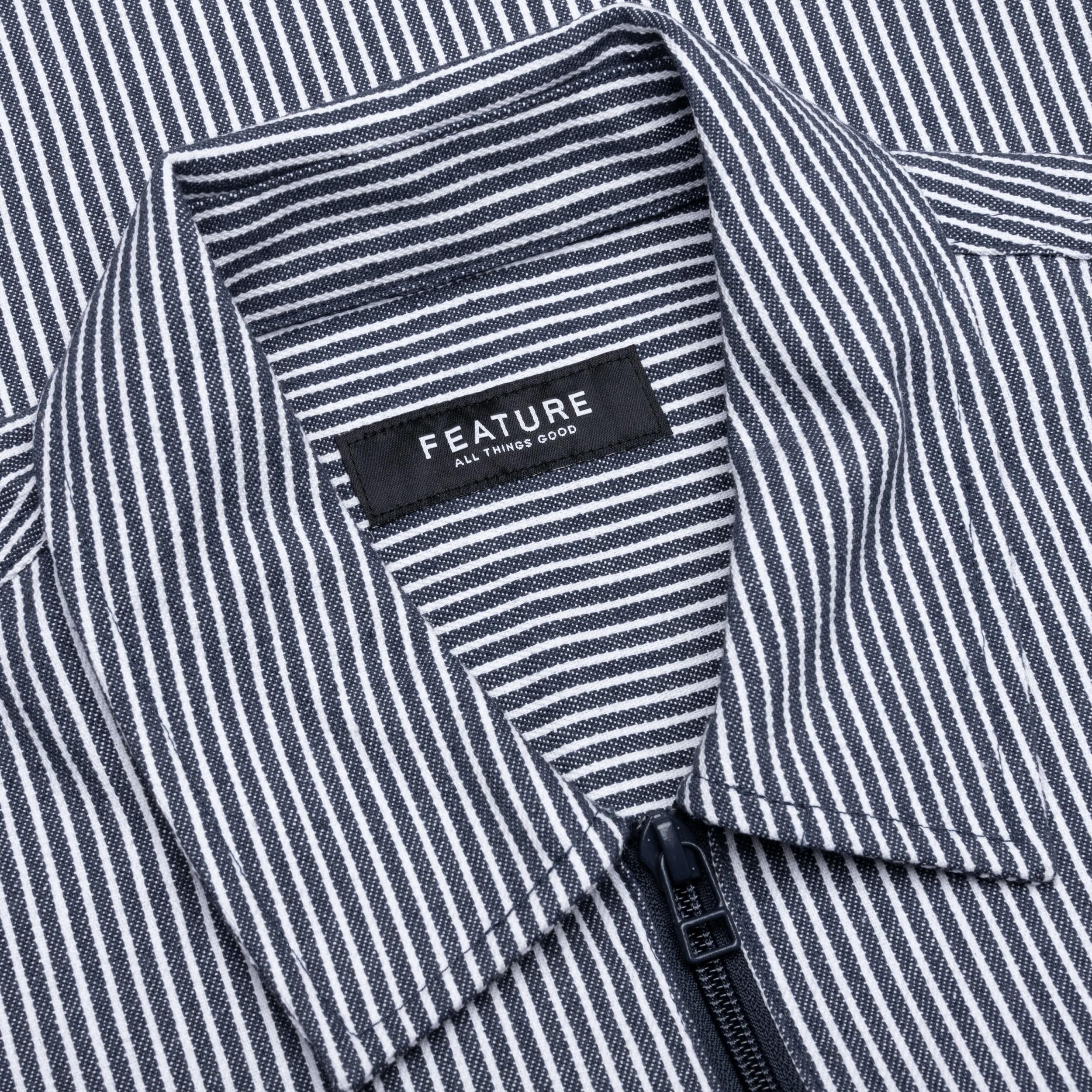 Smith 3/4 Zip Shirt - Blue Male Product Image