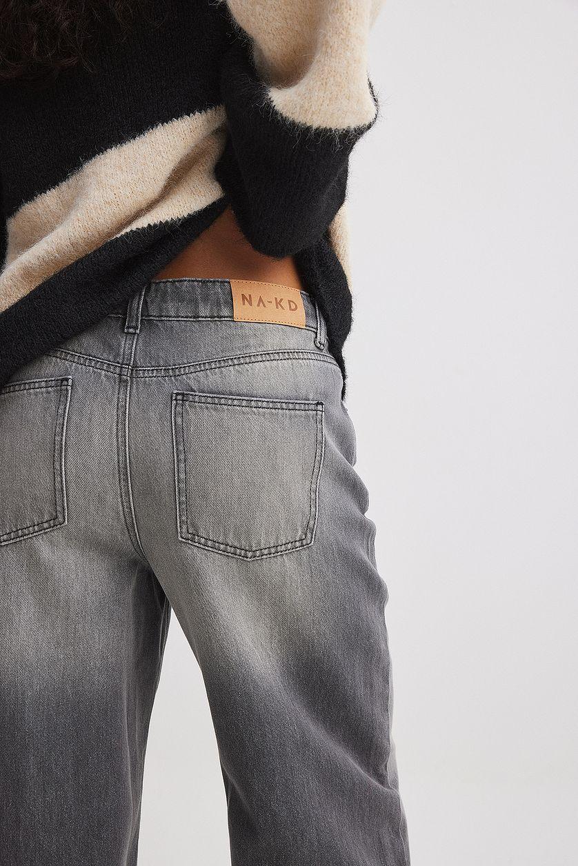 Low Waist Wide Leg Jeans Product Image