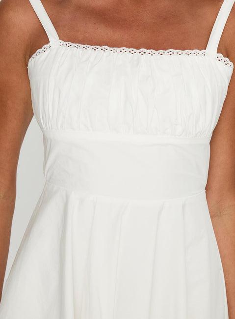 Poise Mini Dress White Product Image