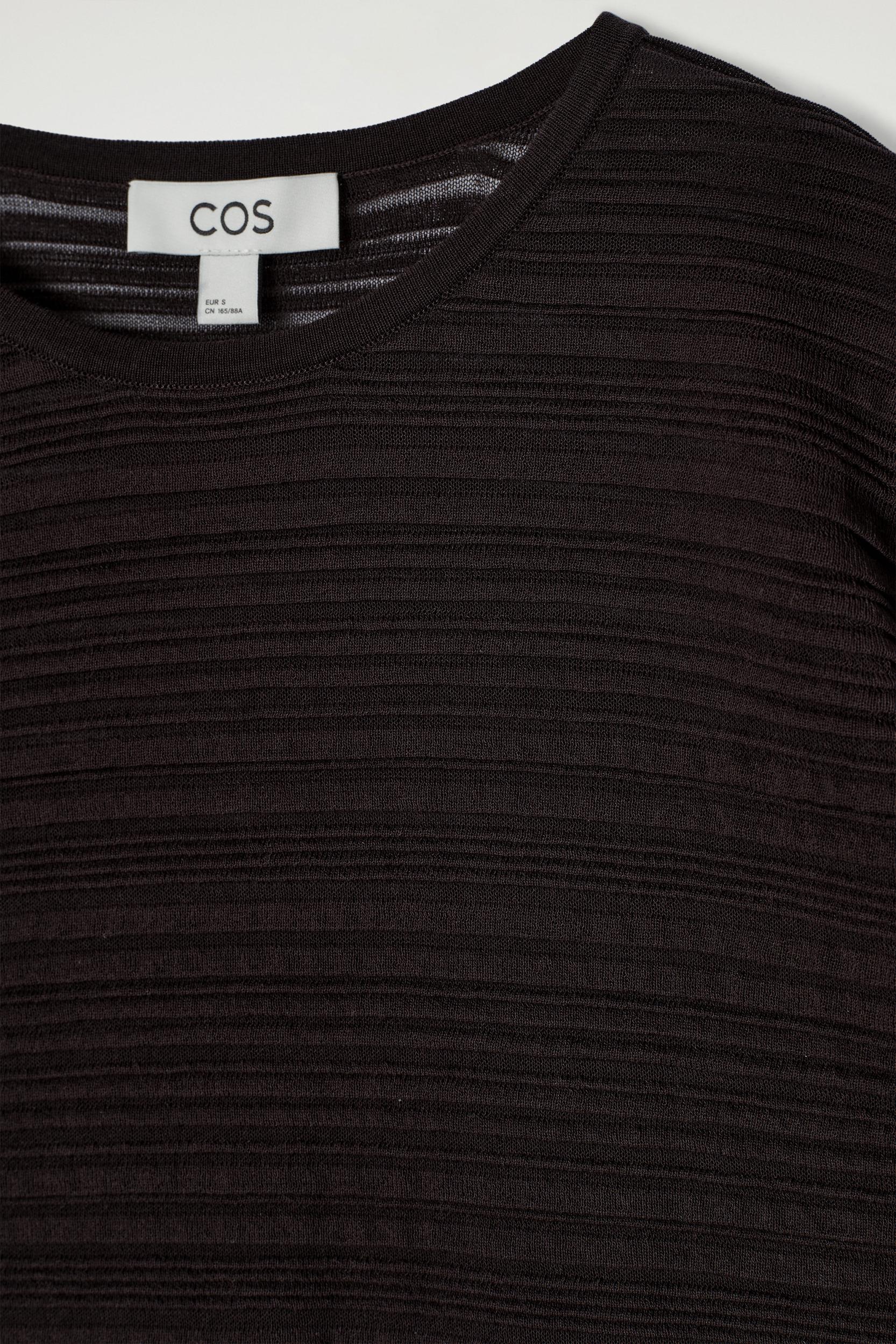 PLEATED KNIT MINI DRESS Product Image