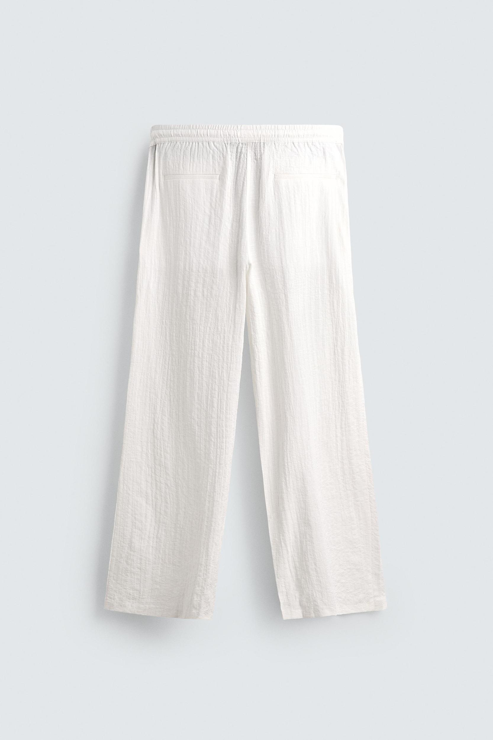 TEXTURED RELAXED FIT PANTS Product Image