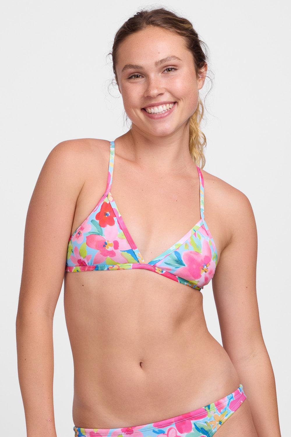 Triangle Bikini Top - Tangelo Female Product Image