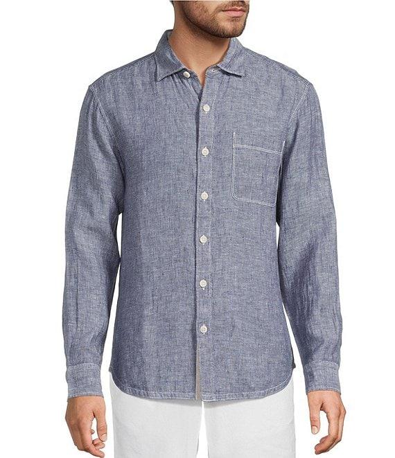 Tommy Bahama Big & Tall Linen Paradise Breezer Long Sleeve Woven Shirt Product Image